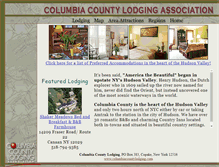 Tablet Screenshot of columbiacountylodging.com